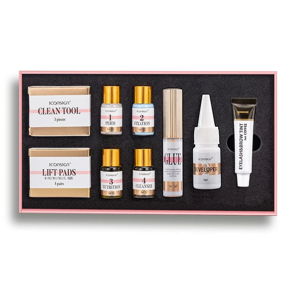 Lash lift and tint kit product shot