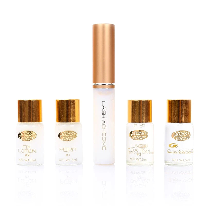 Lash lift kit tools closeup