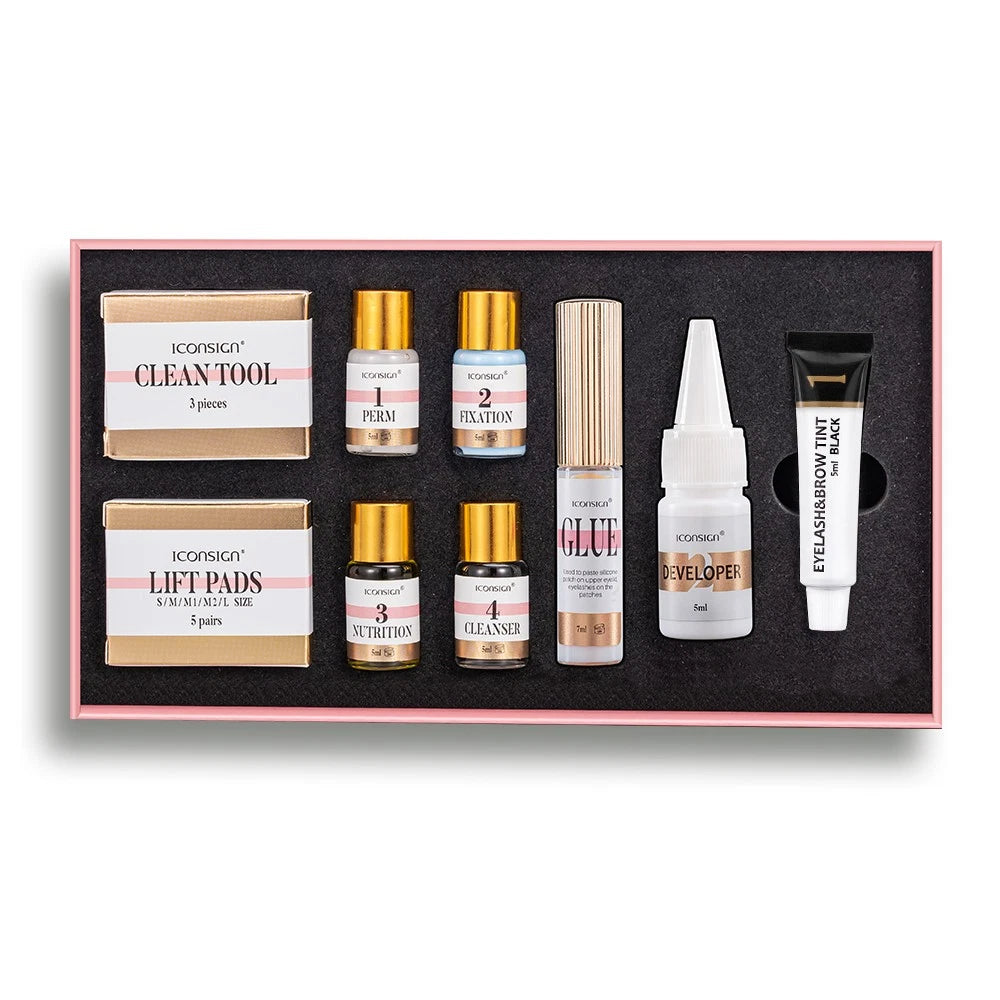 Lash lift kit step by step application